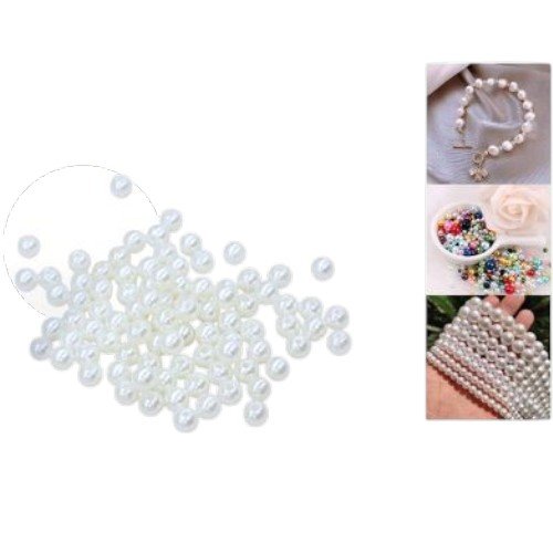Perlas Plásticas Redondas de 6mm por mayor - Belleza por mayor