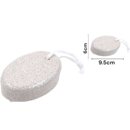 Piedra Pómez Ovalada para Exfoliación de Pies con Cordón de Agarre por mayor Hogar por mayor