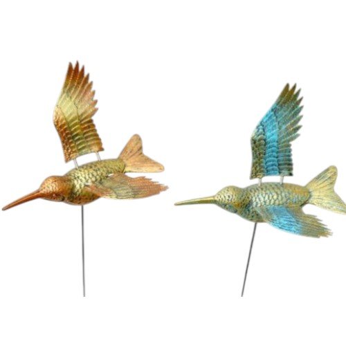 Pincho Decorativo de Colibrí Estilo Antiguo para Jardín y Ornamentación - 15 cm por mayor Jardinería por mayor