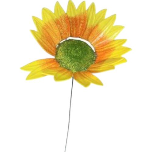 Pincho Decorativo de Girasol Artístico para Jardín y Arreglos Florales - 12