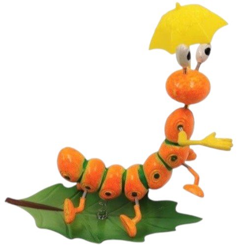 Pincho Decorativo de Oruga con Paraguas para Jardines y Macetas por mayor Jardinería por mayor