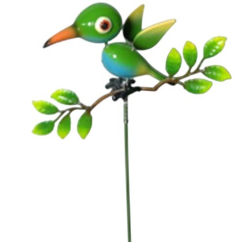 Pincho Decorativo de Pájaro Pico Largo sobre Rama para Jardín por mayor Jardinería por mayor