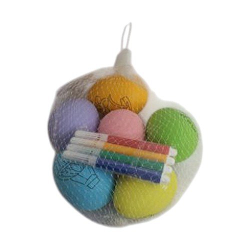 Pintar huevos 6 + bolígrafo por mayor - Jugueteria por mayor