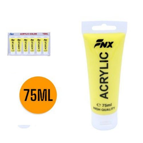 PINTURA ACRILICA AMARILLO LIMON por mayor Útiles Escolares por mayor