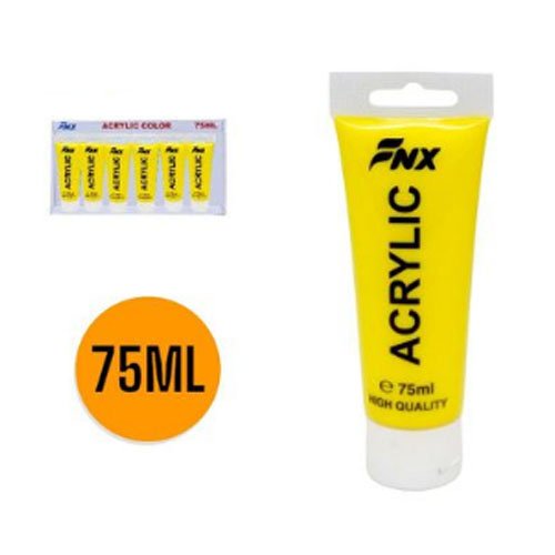 PINTURA ACRILICA AMARILLO MEDIO por mayor Útiles Escolares por mayor