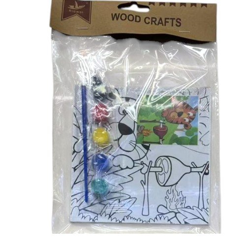 Pintura en Tela para Niños 15x15 cm por mayor - Útiles Escolares por mayor