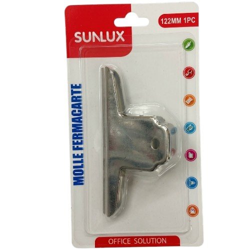 Clip Metálica Extra Ancha de 120mm para Sujeción Profesional por mayor - Útiles Escolares por mayor