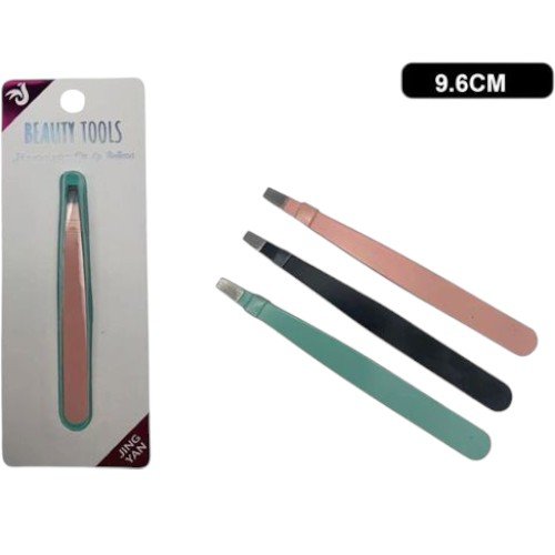 Pinzas de Precisión con Punta Plana de 1.2 mm en Colores Surtidos por mayor - Belleza por mayor