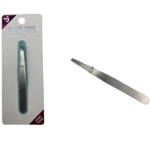 Pinzas de Precisión para Cejas con Punta Plana de 1.2 mm por mayor Belleza por mayor