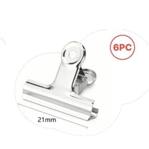 Clips Niqueladas Multiusos 21 mm por mayor - Útiles Escolares por mayor