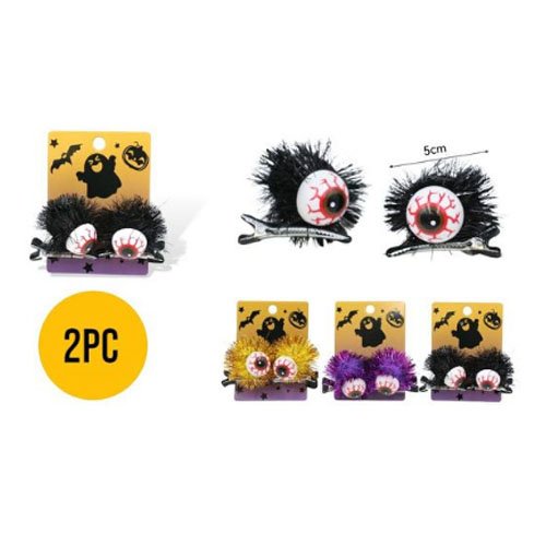 PINZAS OJOS PELUDOS por mayor - Halloween por mayor