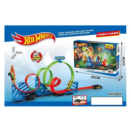 PISTA HOT WHEELS LEOPARDO por mayor Jugueteria por mayor