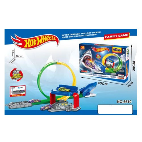 PISTA HOT WHEELS TIBURON por mayor Jugueteria por mayor