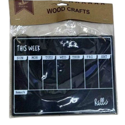 Pizarra Negra Organizadora Semanal por mayor - Útiles Escolares por mayor