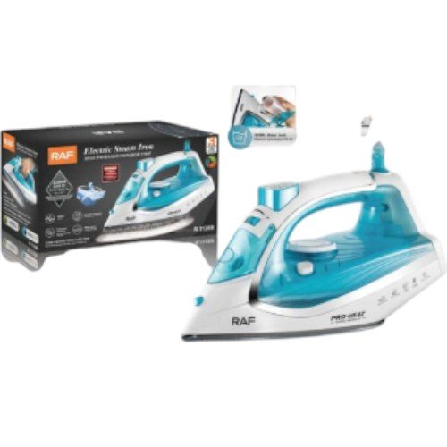 Plancha de Vapor Eléctrica de 2200W con Autolimpieza Automática, Rociador y Suela de Cerámica por mayor - Electrónica por mayor