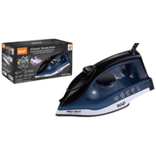 Plancha de Vapor Eléctrica RAF de 1200W con Suela Cerámica y Función de Autolimpieza por mayor - Electrónica por mayor