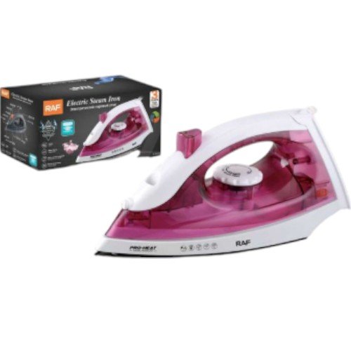 Plancha de Vapor Eléctrica RAF de 1200W con Suela de Nano Cerámica por mayor - Electrónica por mayor