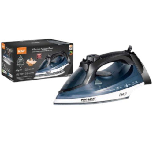 Plancha de Vapor Eléctrica RAF de 2200W con Suela Cerámica y Tanque de 320ml por mayor - Electrónica por mayor