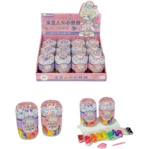 Plastilina en Frasco con Perlas Sensoriales y Accesorios por mayor - Jugueteria por mayor