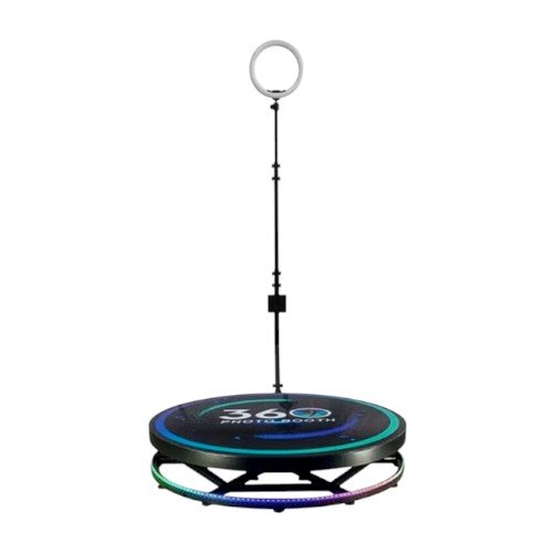Plataforma Giratoria 360 Grados De 80 Cm Con Base RGB Marca PHOTO BOOTH por mayor - Electrónica por mayor