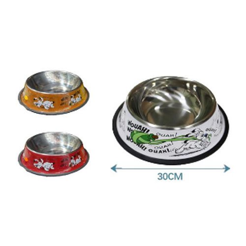 PLATO ACERO INOXIDABLE por mayor - Mascotas por mayor