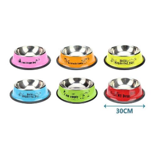 PLATO ACERO INOXIDABLE por mayor - Mascotas por mayor