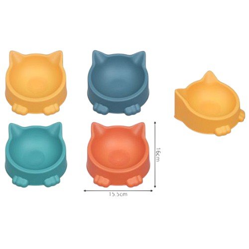 Plato con cabeza de gato macizo por mayor Mascotas por mayor