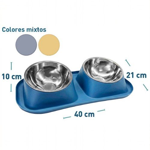 PLATO DOBLE por mayor Mascotas por mayor