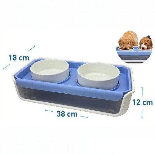 PLATO DOBLE CERAMICO por mayor Mascotas por mayor