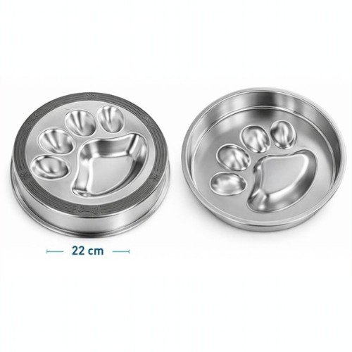 PLATO INOXIDABLE  por mayor Mascotas por mayor