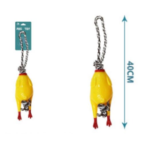 POLLO CON CUERDA por mayor Mascotas por mayor