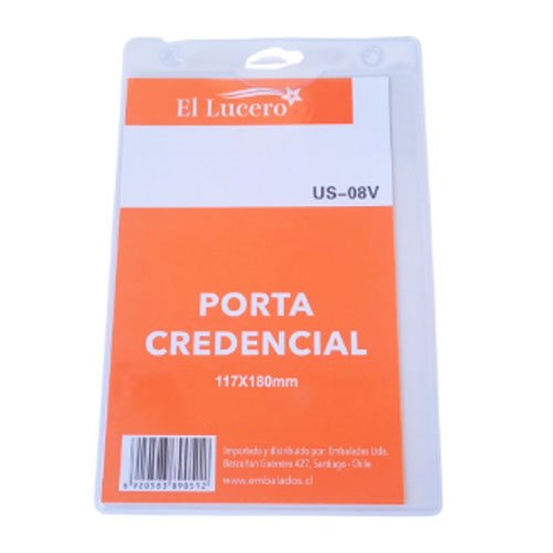 PORTA CREDENCIAL US-08V 117 X 180 MM por mayor en Chile