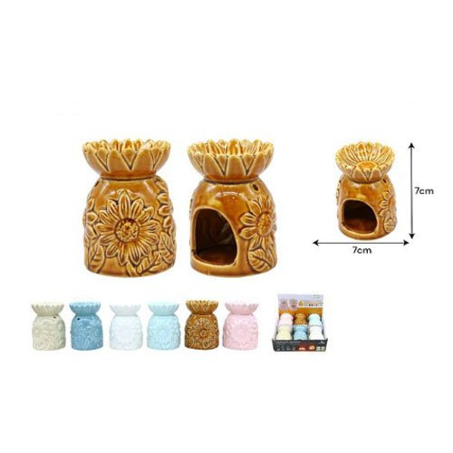 PORTA VELAS DE CERAMICA por mayor - Hogar por mayor