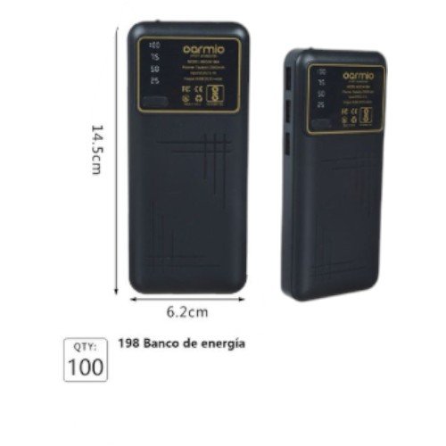 Power Bank portátil 198 de 23000 mAh por mayor Electrónica por mayor