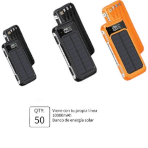  Power Bank portátil Solar R42 por mayor Electrónica por mayor
