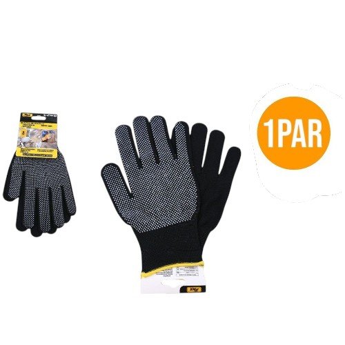 Guantes de Trabajo de Nailon con Puntos Antideslizantes