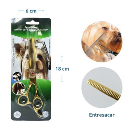 TIJERA CORTA PELO DE MASCOTA