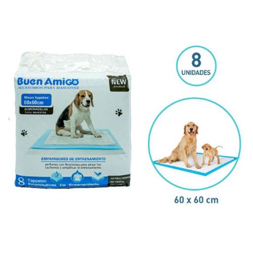 Sabanillas para perro - 8 PZA-60 X 60 CM - Compras Aqui