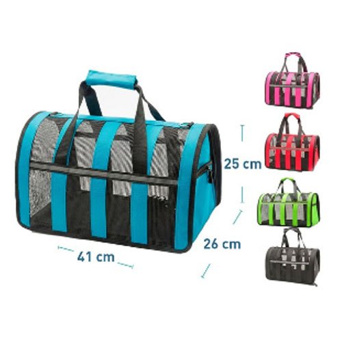BOLSO TRANSPORTIN PARA MASCOTA 25 X 26 X 41 CM por mayor en Chile