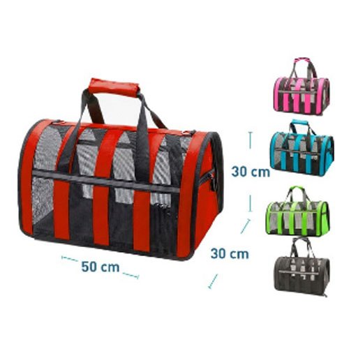 BOLSO TRANSPORTIN PARA MASCOTA 30 X 30 X 50 CM por mayor en Chile