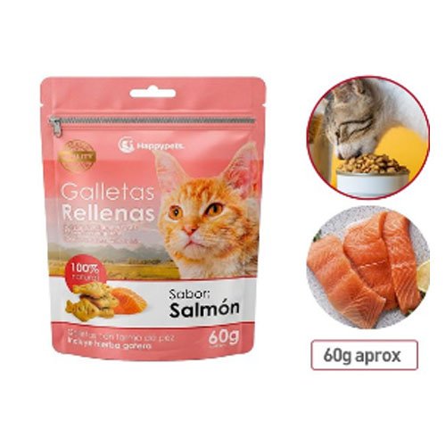 GALLETAS RELLENAS SALMON 60 GR por mayor en Chile