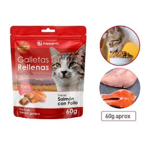 GALLETAS RELENASSALMO-POLLO 60 GR por mayor en Chile