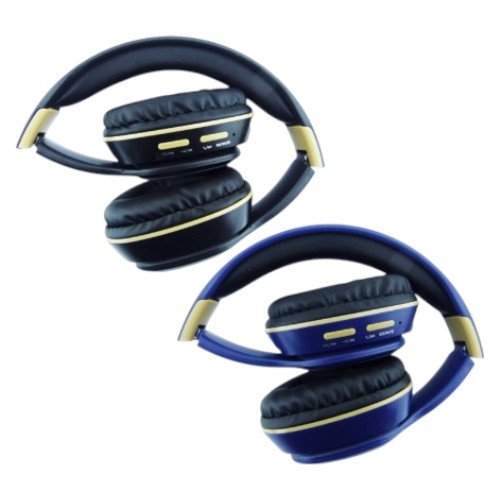 Audifono cintillo bluetooth modelo ain-730l con luz y conexiones tf-aux, radio fm. recargable - vista 3