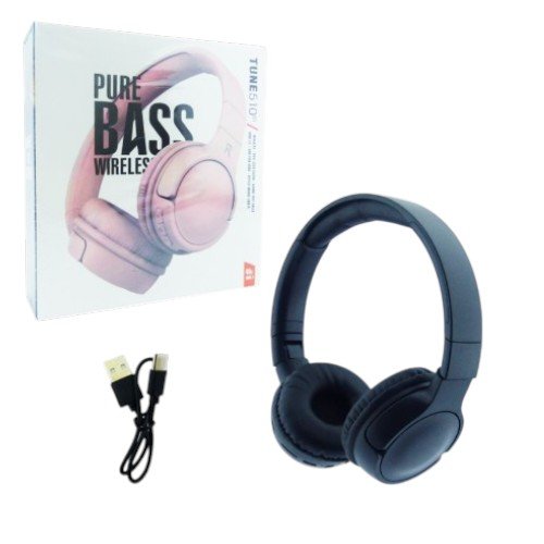 Audifono Cintillo Bluetooth Modelo TUNE510 Con FM, En Variedad De Colores Y Recargable. 18 cm x 17.5 cm x 3.5 cm por mayor en Chile