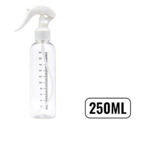 Botella Atomizadora con Gatillo 250ml Transparente para Líquidos