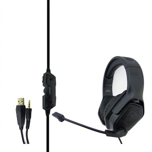 Audifono para gamer con microfono, ps4, xbox, switch. onikuma, con luz, modelo x4. mayorista — imagen 2