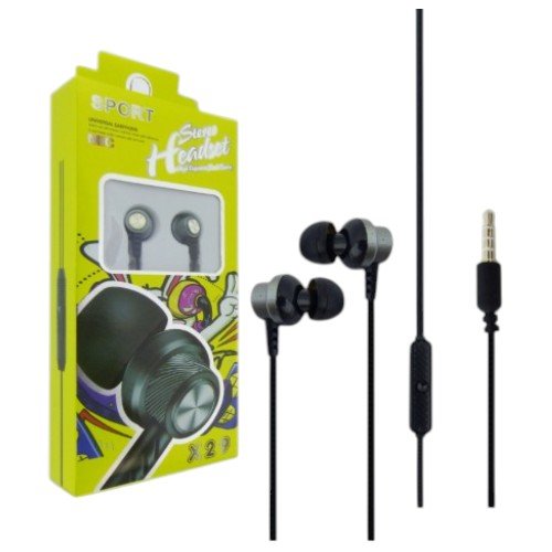 Audífono Con Micrófono, X29, In Ear, Colores, En Caja.