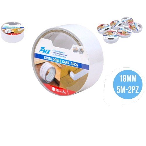 Cintas Doble cara 18MM x 5M por mayor en Chile
