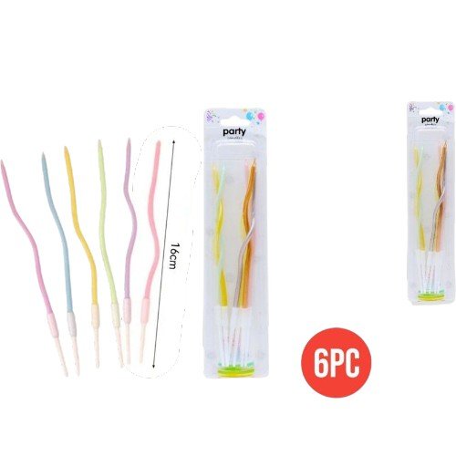 Velas curvadas perladas 16CM por mayor en Chile