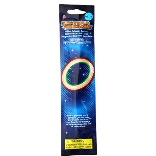 PULSERA PLANA LUMINOSA NEON 1PZA por mayor en Chile